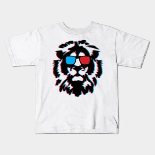 3D Lion Kids T-Shirt